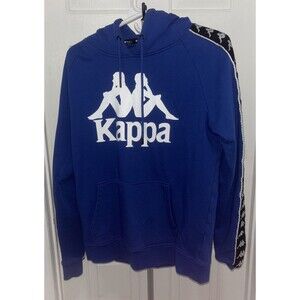 Kappa Blue Hoodie Sweatshirt Size Large Men's Long Sleeve